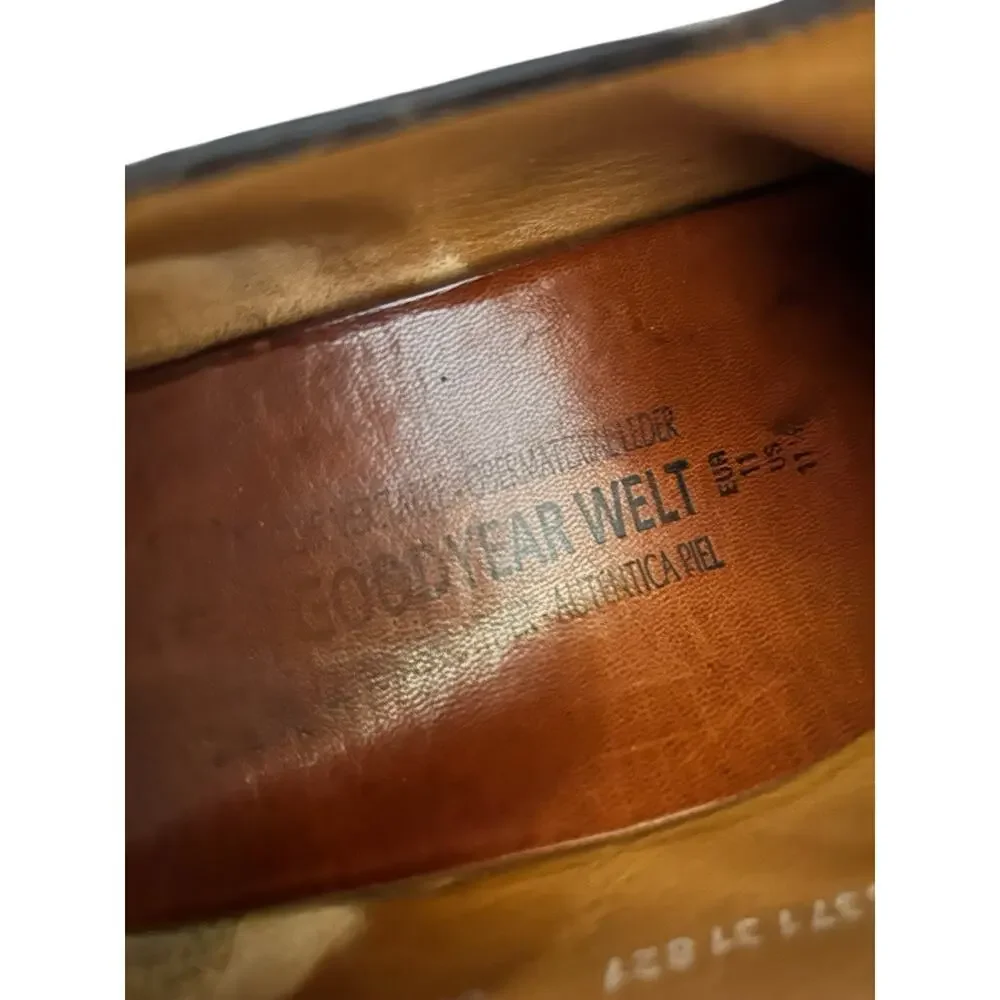 Mephisto Men's Goodyear Welt Classic Comfort Leather Brown Shoes Sz. 11 1/2 US